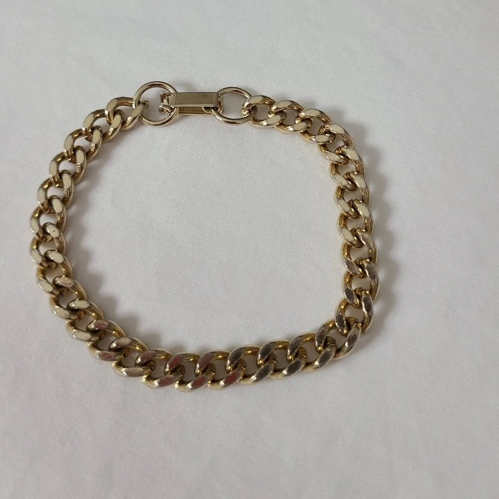 Goldtone Link Bracelet